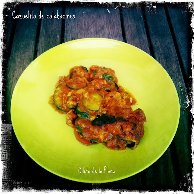 CAZUELITA DE CALABACINES(O FALSA LASAÑA)