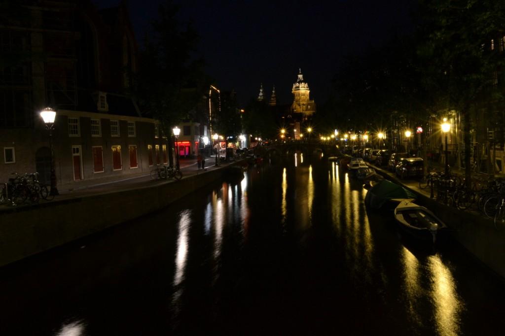 Ámsterdam de noche