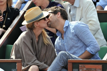 Diane Kruger y Joshua Jackson, del Roland Garros en París, a Los Angeles