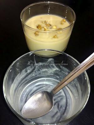 Natillas de plátano y nueces
