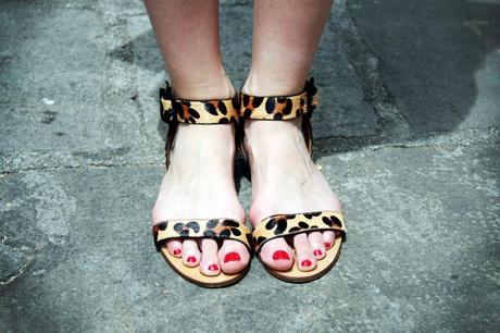 DIY Ripped Shorts + Leopard Sandals Photobucket