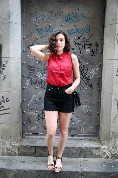 DIY Ripped Shorts + Leopard Sandals Photobucket