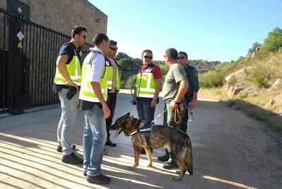 Hallan el sombrero de Tomás junto a la presa de la depuradora de residuales