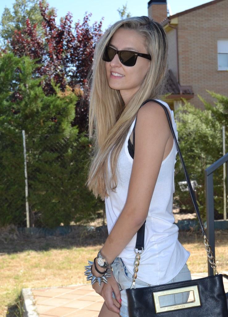 Shorts and heels
