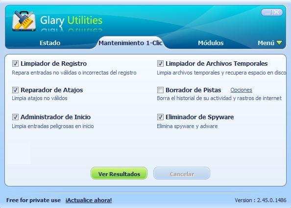 Glary Utilities 1 click