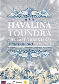 9 de Junio: Havalina, Toundra y The Last 3 Lines en Madrid
