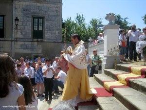 Corpus Christi Castropol y alfombras florales: Bendiciones Corpus Christi