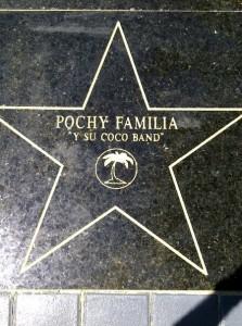 Pochy Familia recibió su estrella 