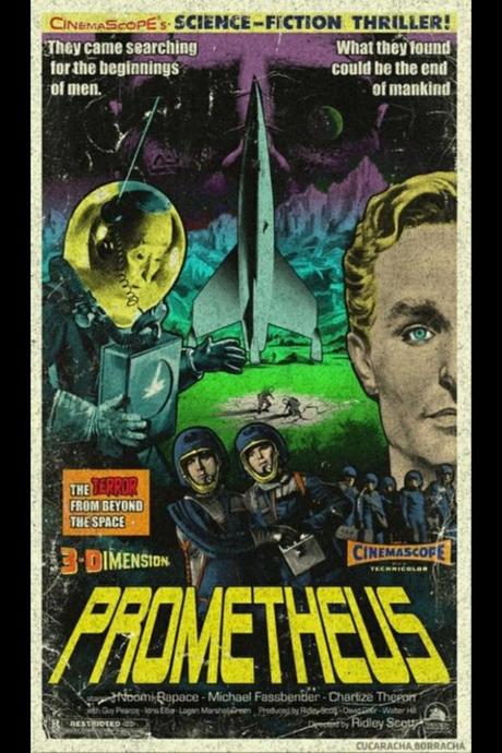 Cartel retro de ‘Prometheus’