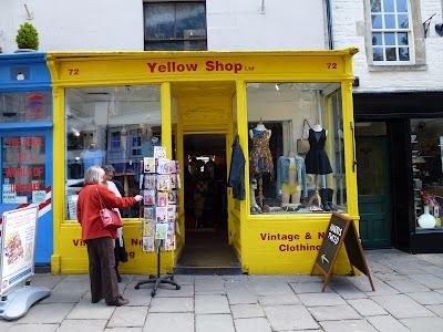 Vintage shops in Bath: Yellow  Shop