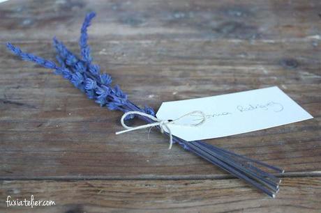 DIY: Mini Ramo de Lavanda para colocar a tus invitados