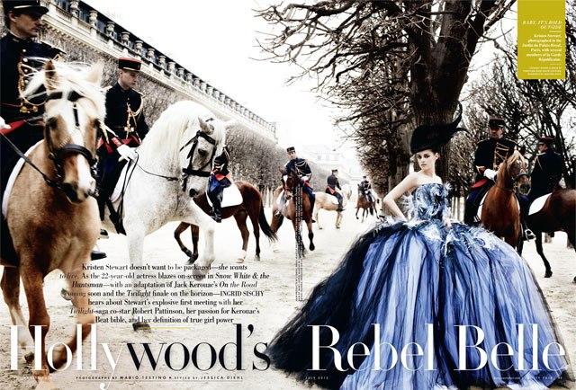 Kristen Stewart hasta en la sopa