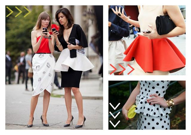 PEPLUM ♡ STREET STYLE