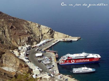 Santorini (I), la llegada