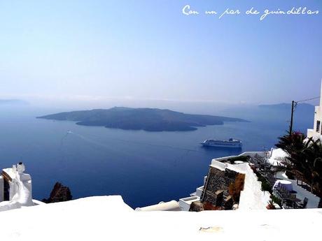 Santorini (I), la llegada Santorini (I), la llegada