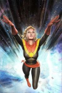 Portada alternativa de Adi Granov para Captain Marvel Nº 1