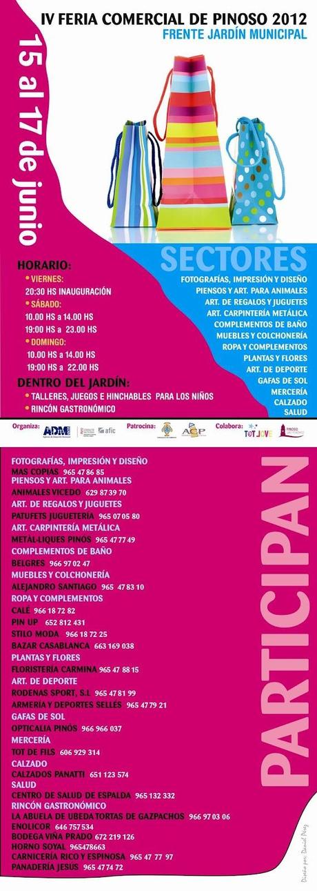 El Pinós. IV Feria Comercial de Pinoso 2012 El Pinós. IV Feria Comercial de Pinoso 2012