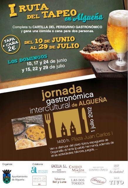 Algueña. I Ruta del Tapeo y Jornada Gastronómica Intercultural