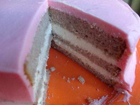 Tarta rosa. Tarta de fresas. Tarta pantera rosa Tarta rosa. Tarta de fresas. Tarta pantera rosa