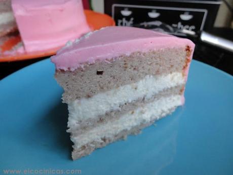 Tarta rosa. Tarta de fresas. Tarta pantera rosa Tarta rosa. Tarta de fresas. Tarta pantera rosa