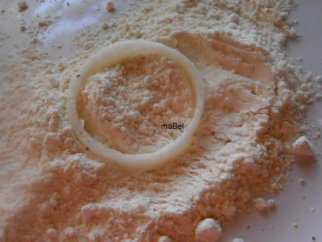 Aros de cebolla al horno