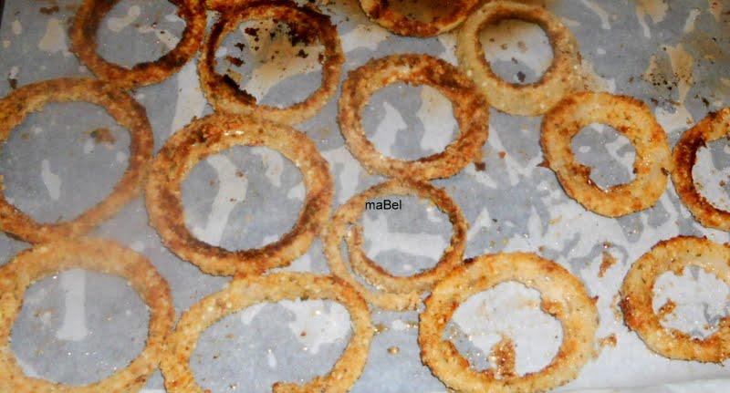Aros de cebolla al horno