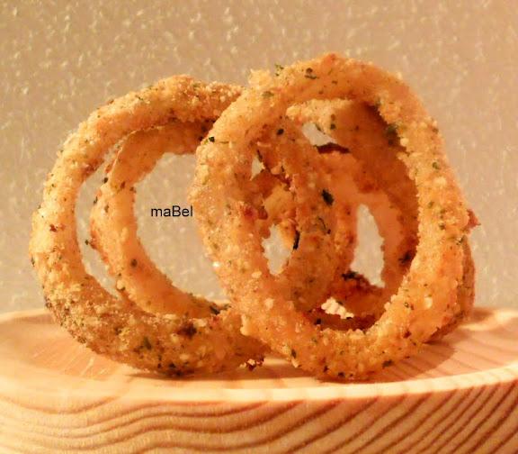 Aros de cebolla al horno