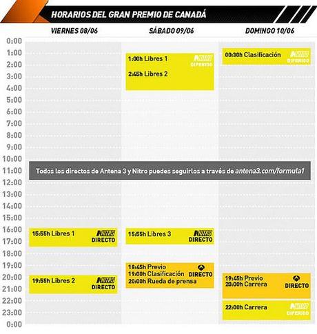 F1 2012 – GP de Canadá horarios_gp_canada