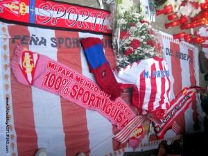 Homenaje a Preciado de aficion Sporting: Bufandas