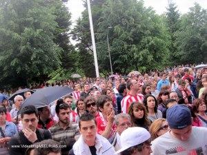 Homenaje a Preciado de aficion Sporting: Tristeza general