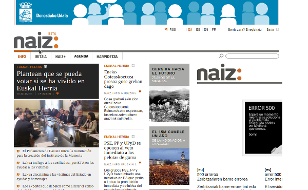 Naiz.info, impresiones sobre el heredero de Gara