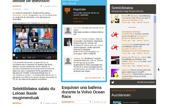 Naiz.info, impresiones sobre el heredero de Gara