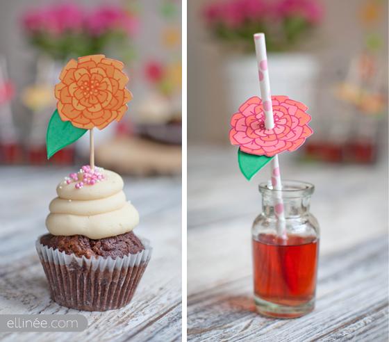 Imprimibles: Flores veraniegas para decorar