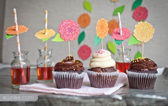 Imprimibles: Flores veraniegas para decorar