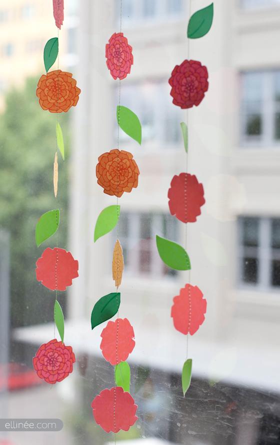 Imprimibles: Flores veraniegas para decorar