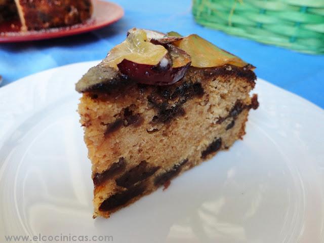 Tarta de ciruelas y Pedro Ximenez