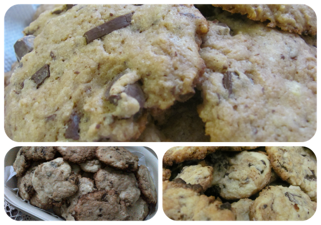 Bon-o-bon cookies con chispas de chocolate