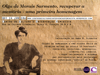 Tertúlia Olga de Morais Sarmento e Conferência Mulheres e Resistências não-violentas // Junho, CCIF