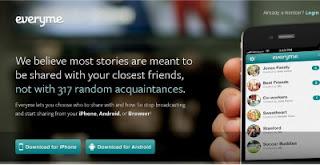 Aplicación para compartir mensajes y archivos desde iPhone y Android