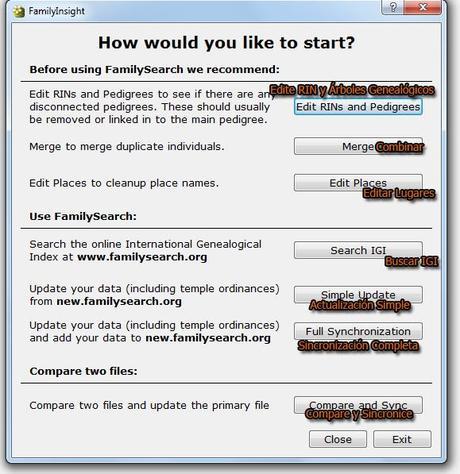 Genealogía: Buscar, comparar y transferir información hacia y desde el Nuevo FamilySearch -FamilyInsight- Genealogía: Buscar, comparar y transferir información hacia y desde el Nuevo FamilySearch -FamilyInsight-