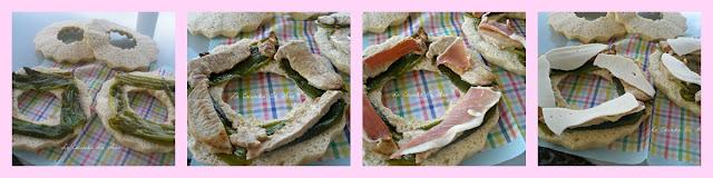 Montaditos de lomo en pan de rosca