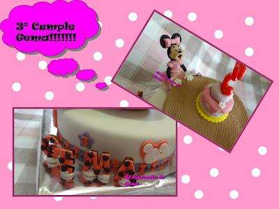 TARTA 3º CUMPLE GEMA!!