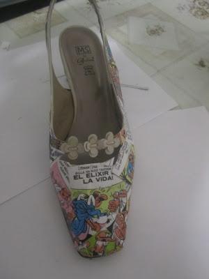 Renovar zapatos con cómics