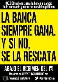 Lo llaman préstamo, inyección o ayuda, pero es un RESCATE. Pasemos a la ofensiva contra este FASCISMO FINANCIERO.