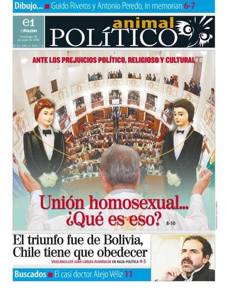 La unión homosexual en Bolivia y sus prejuicios...