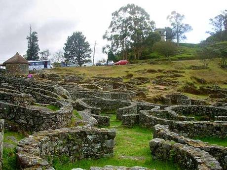 Poblado celta en el  ‘Monte de Santa Tecla’