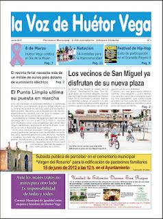 Nuevo número del periódico La Voz de Huétor Vega