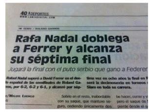 Deportividad ante todo...