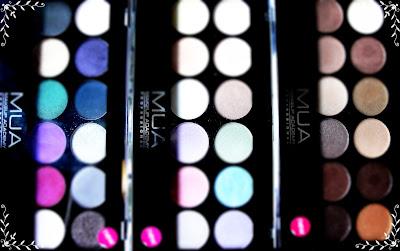 Paletas MUA; Heaven and Earth, Pretty Pastels y Glamour Nights