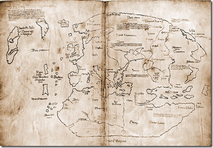 mapa de Vinlandia